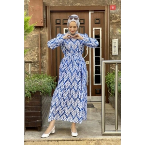 Moda Çizgi Tesettür Elbise