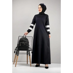 Moda Çizgi Tesettür Elbise