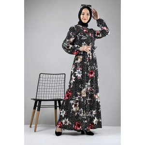 Moda Çizgi Tesettür Elbise