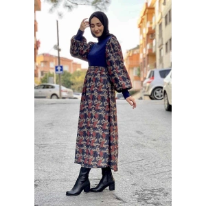 Moda Çizgi Tesettür Elbise