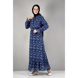 Moda Çizgi Tesettür Elbise