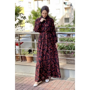 Moda Çizgi Tesettür Elbise