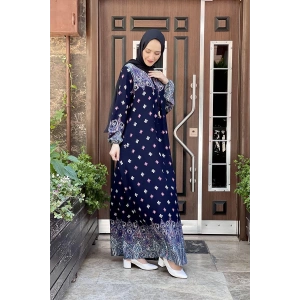 Moda Çizgi Tesettür Elbise