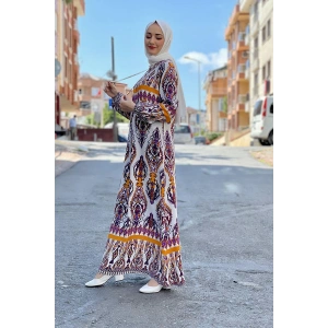 Moda Çizgi Tesettür Elbise