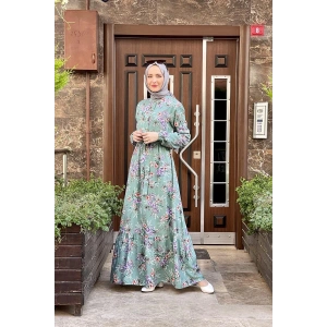 Moda Çizgi Tesettür Elbise