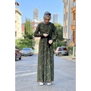 Moda Çizgi Tesettür Elbise
