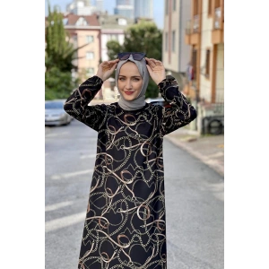Moda Çizgi Tesettür Elbise