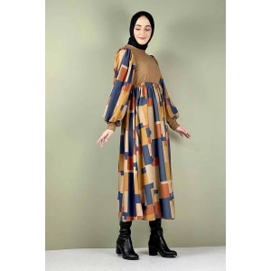Moda Çizgi Tesettür Elbise