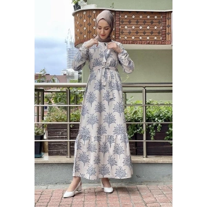 Moda Çizgi Tesettür Elbise