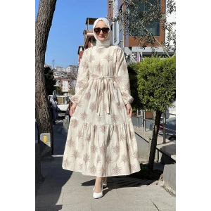 Moda Çizgi Tesettür Elbise