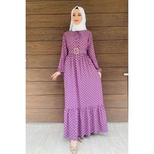 Moda Çizgi Tesettür Elbise