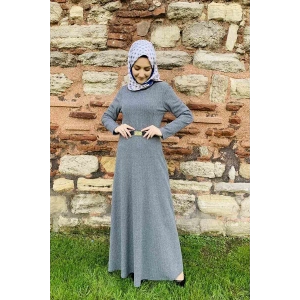 Moda Çizgi Tesettür Elbise