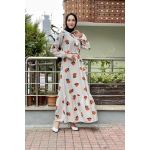 Moda Çizgi Tesettür Elbise