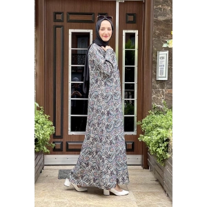 Moda Çizgi Tesettür Elbise