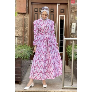 Moda Çizgi Tesettür Elbise