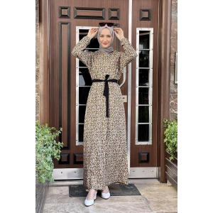 Moda Çizgi Tesettür Elbise