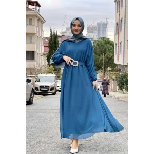 Moda Çizgi Tesettür Elbise