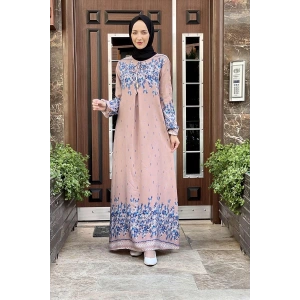 Moda Çizgi Tesettür Elbise