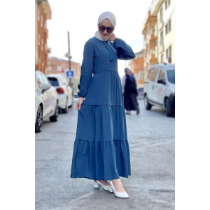 Moda Çizgi Tesettür Elbise