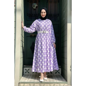 Moda Çizgi Tesettür Elbise