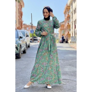 Moda Çizgi Tesettür Elbise