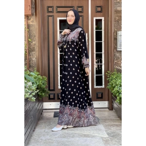 Moda Çizgi Tesettür Elbise