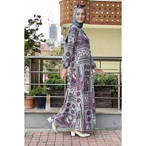 Moda Çizgi Tesettür Elbise