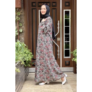 Moda Çizgi Tesettür Elbise