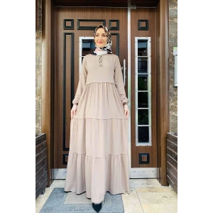 Moda Çizgi Tesettür Elbise