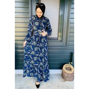 Moda Çizgi Tesettür Elbise