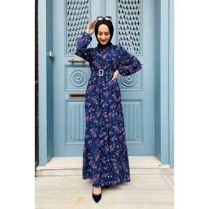 Moda Çizgi Tesettür Elbise