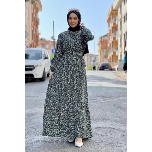 Moda Çizgi Tesettür Elbise