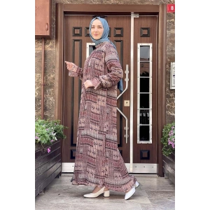 Moda Çizgi Tesettür Elbise