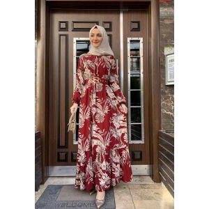 Moda Çizgi Tesettür Elbise