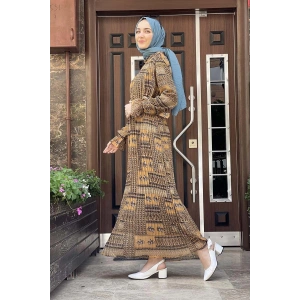 Moda Çizgi Tesettür Elbise