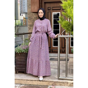 Moda Çizgi Tesettür Elbise