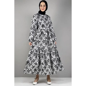 Moda Çizgi Tesettür Elbise