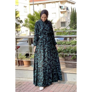 Moda Çizgi Tesettür Elbise