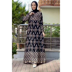 Moda Çizgi Tesettür Elbise