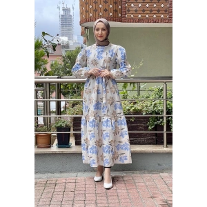 Moda Çizgi Tesettür Elbise