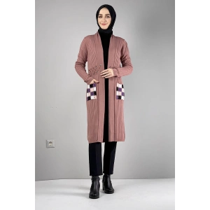 Moda Çizgi Triko Hırka
