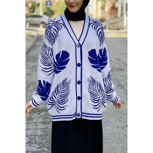 Moda Çizgi Triko Hırka