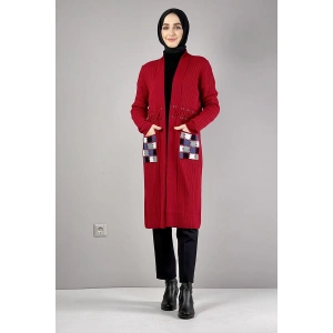 Moda Çizgi Triko Hırka