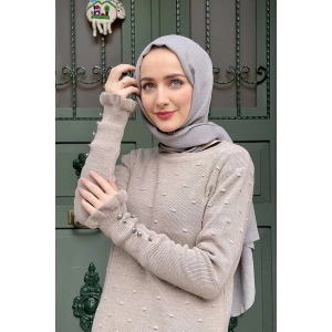 Moda Çizgi Triko Tunik