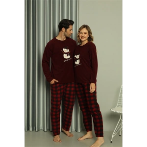 Moda Çizgi Welsoft Erkek Polar Sevgili Kombini Pijama Takımı 50121 Tek Takım Fiyatıdır