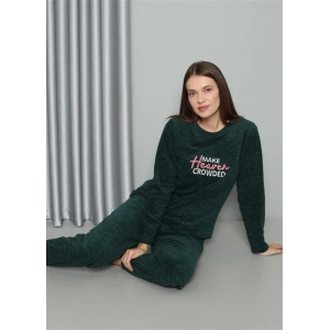 Moda Çizgi Welsoft Polar Kadın Pijama Takımı 8516