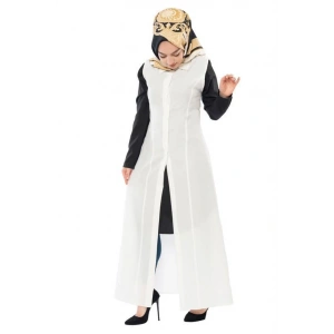 Moda Çizgi Yakalı Yelek