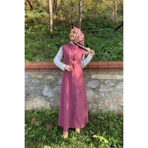 Moda Çizgi Yakalı Yelek