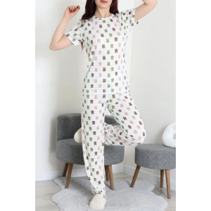 Modal Alt Üst Aynı Pijama Takımı Bejtavşan - 782.1287.