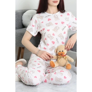Modal Alt Üst Aynı Pijama Takımı Pembekalp - 782.1287.